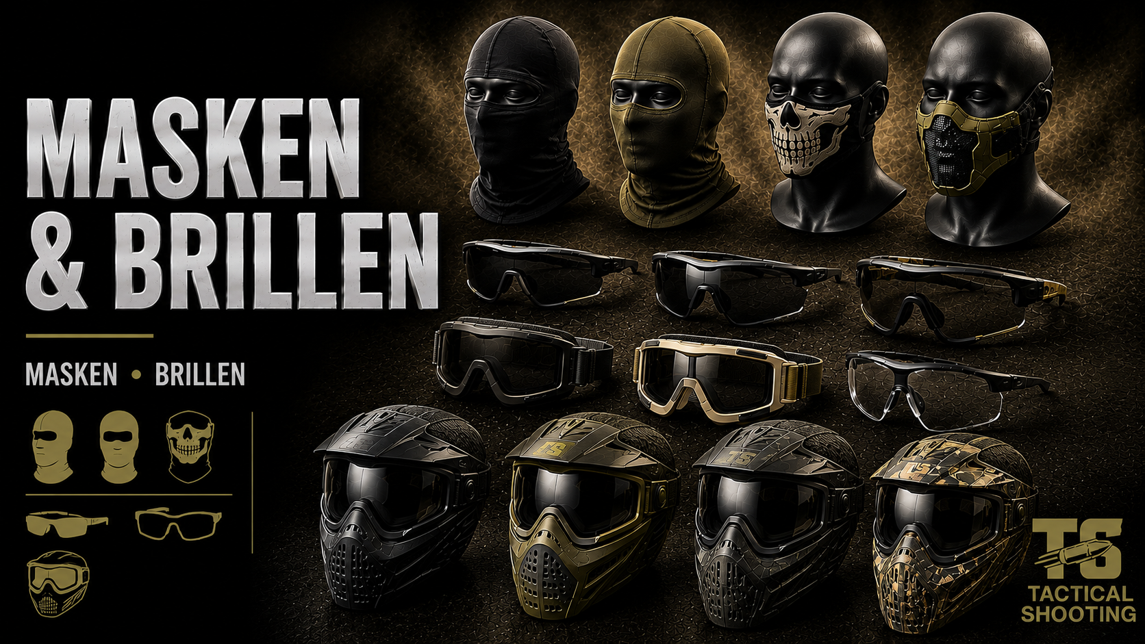 Masken/Brillen