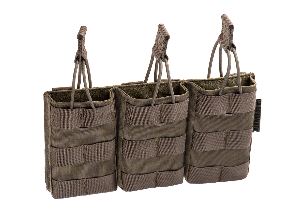 Clawgear 5.56mm Open Triple Mag Pouch Core – RAL7013