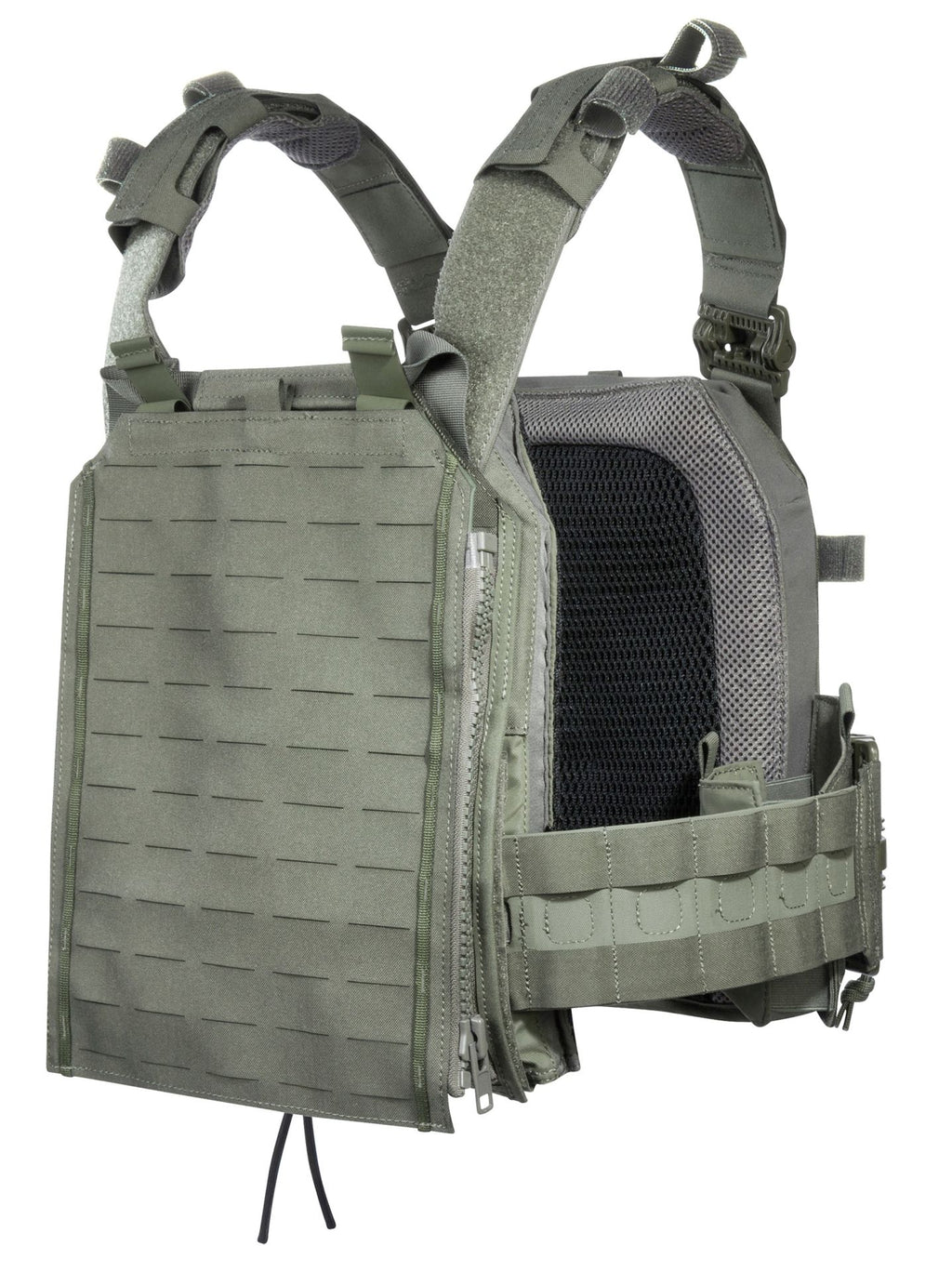 Tasmanian Tiger Plate Carrier QR LC ZP IRR – Steingrau-Oliv
