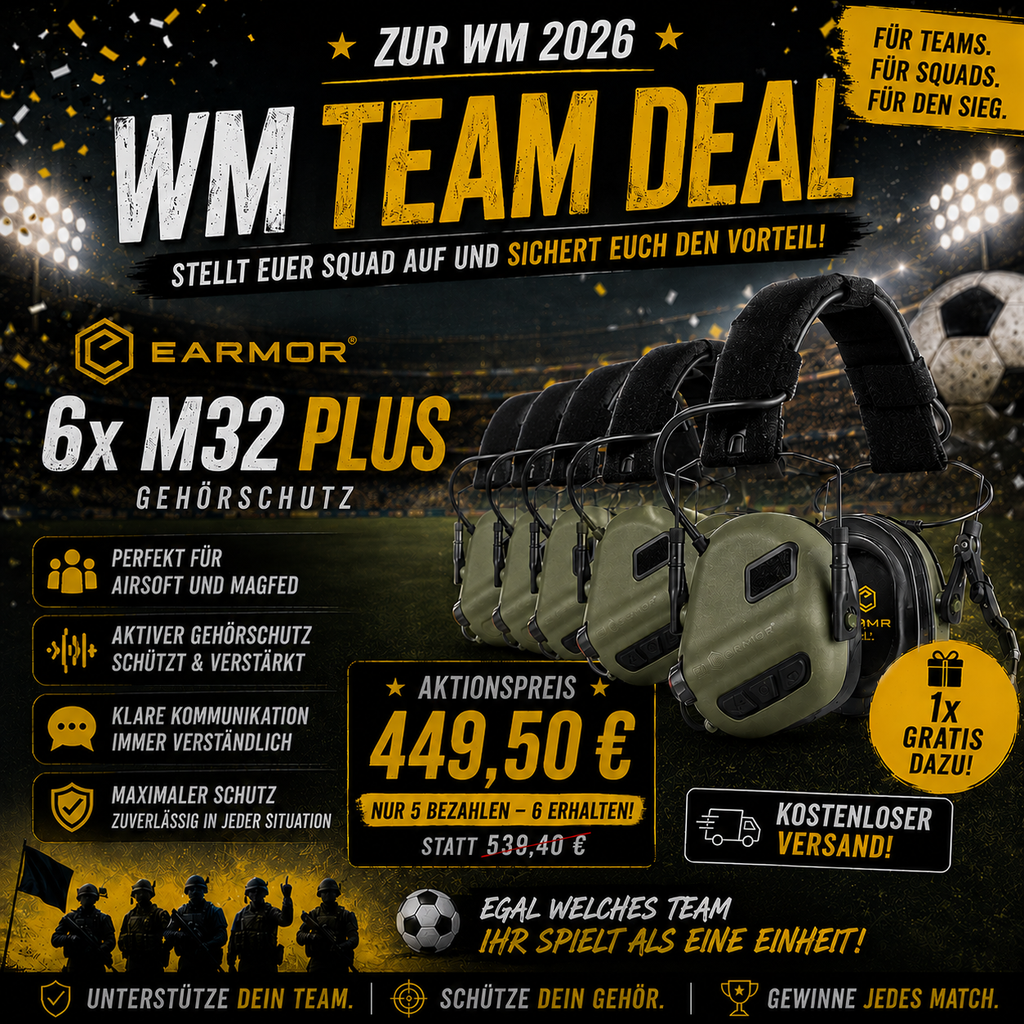 EARMORE M32 Plus Team Deal 5+1 Gratis