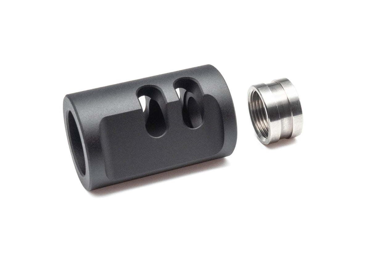 TTI Airsoft AAP01 Type-A Compensator 14mm CCW – Schwarz