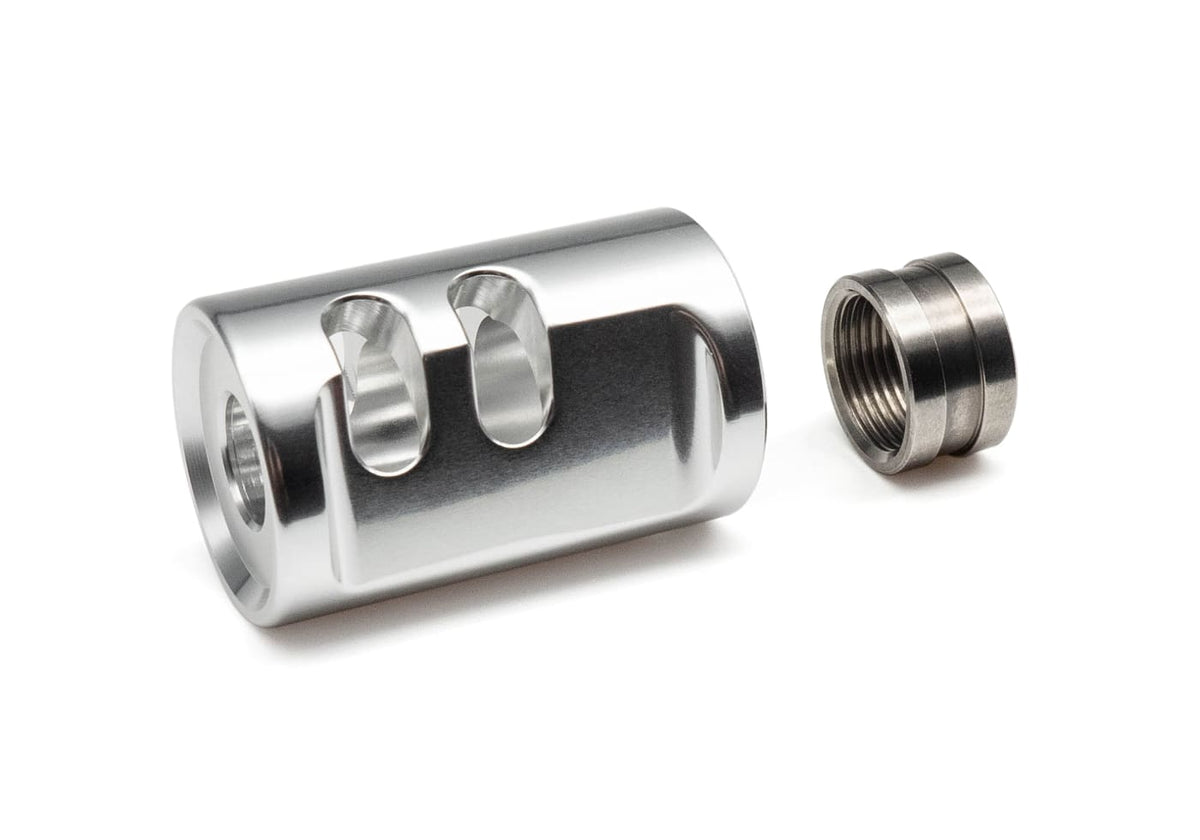TTI Airsoft AAP01 Type-A Compensator 14mm CCW – Silber