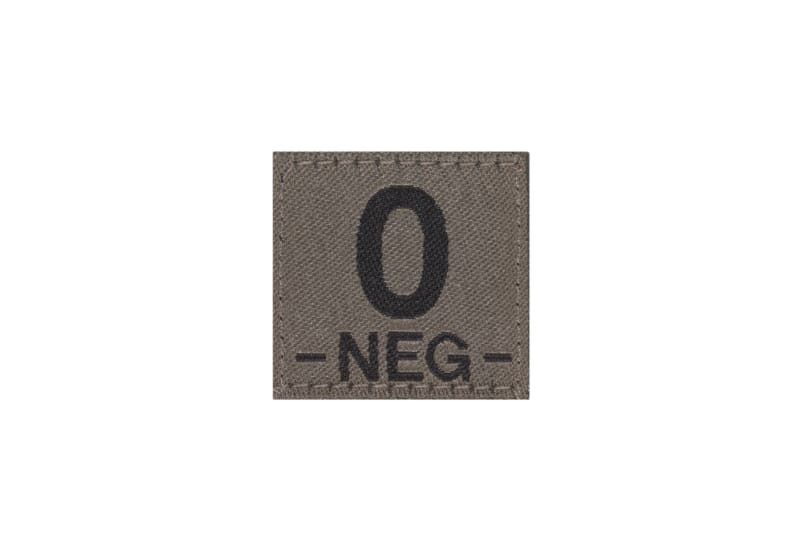 Clawgear 0 Neg Bloodgroup Patch – Produktansicht 1