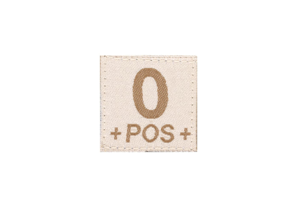 Clawgear 0 Pos Bloodgroup Patch – Desert