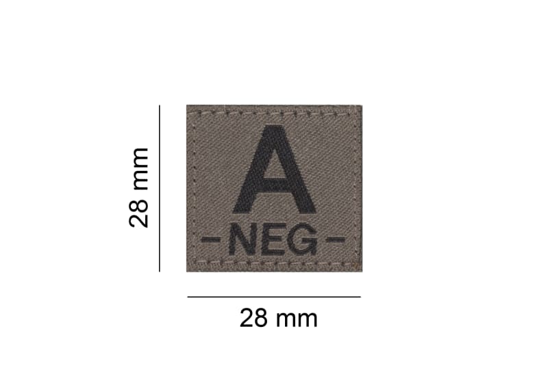 Clawgear A Neg Bloodgroup Patch – Produktansicht 2
