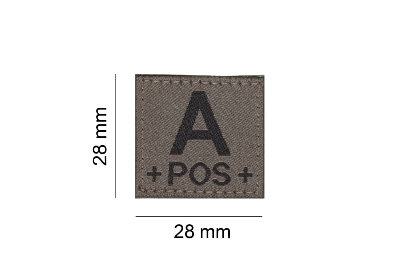 Clawgear A Pos Bloodgroup Patch – Produktansicht 2
