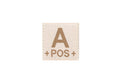 Clawgear A Pos Bloodgroup Patch – Desert