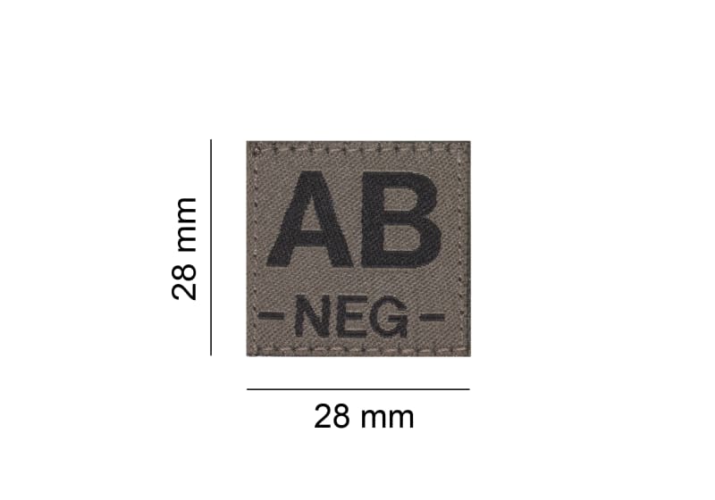 Clawgear AB Neg Bloodgroup Patch – Produktansicht 2