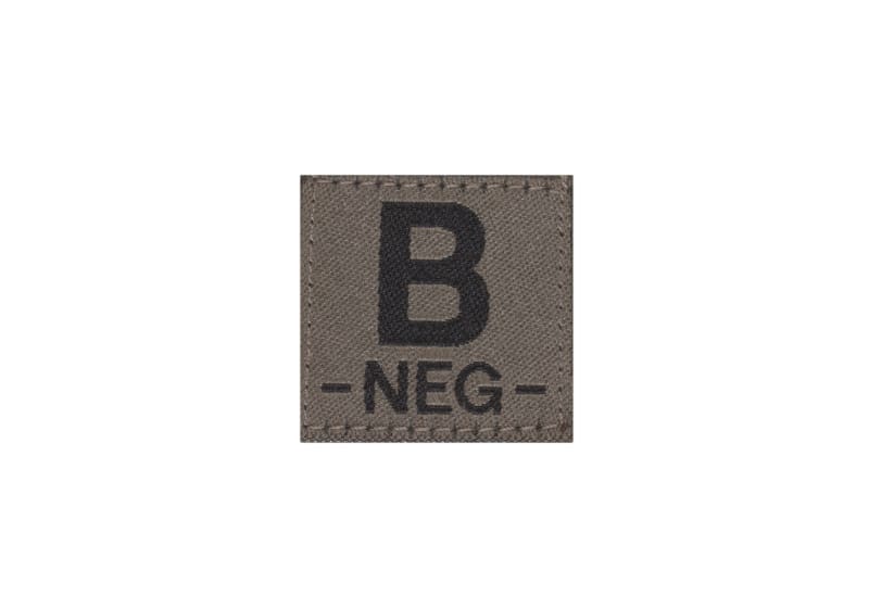 Clawgear B Neg Bloodgroup Patch – Produktansicht 1