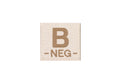 Clawgear B Neg Bloodgroup Patch – Desert