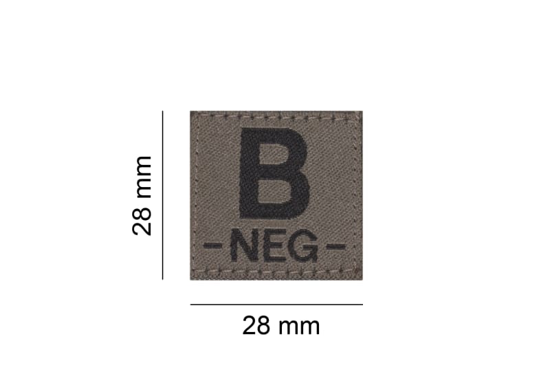 Clawgear B Neg Bloodgroup Patch – Produktansicht 2