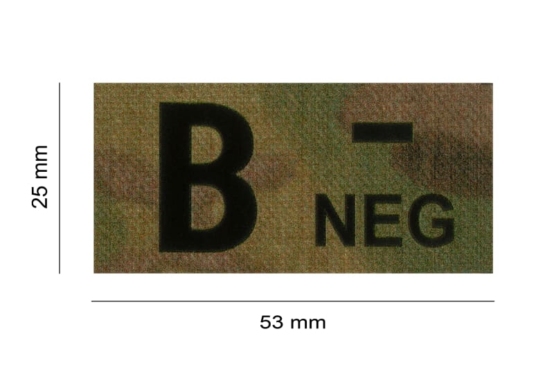 Clawgear B Neg IR Patch – Produktansicht 5