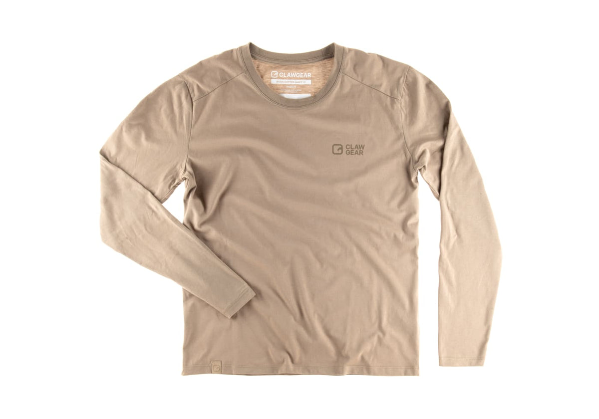 Clawgear Basic Tee LS – Khaki