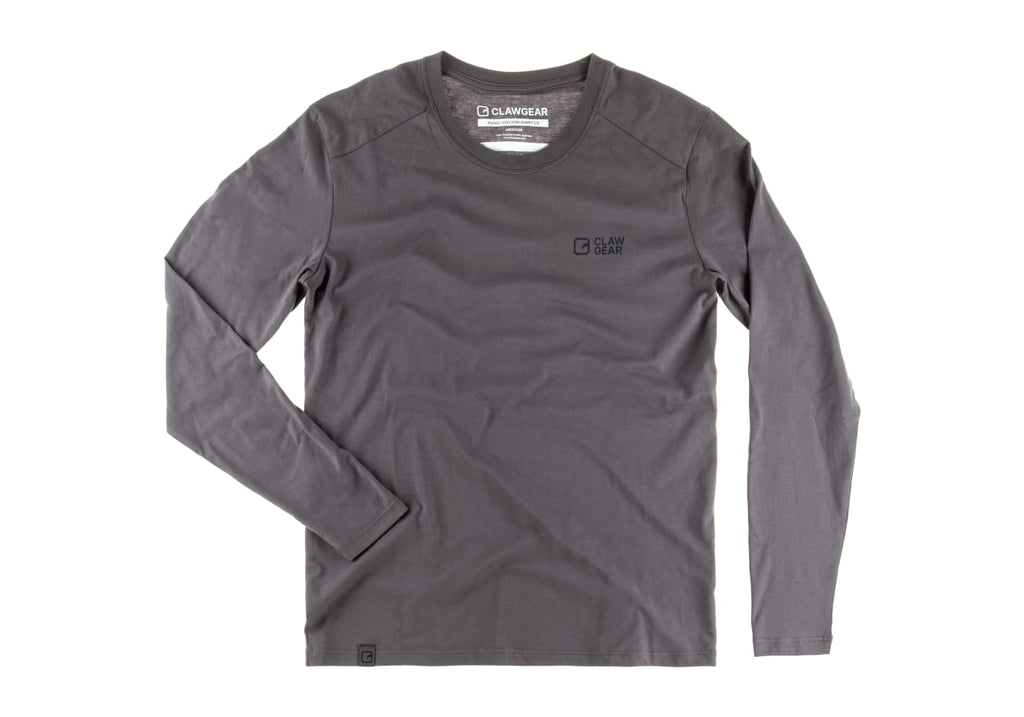 Clawgear Basic Tee LS – Wolf Grey
