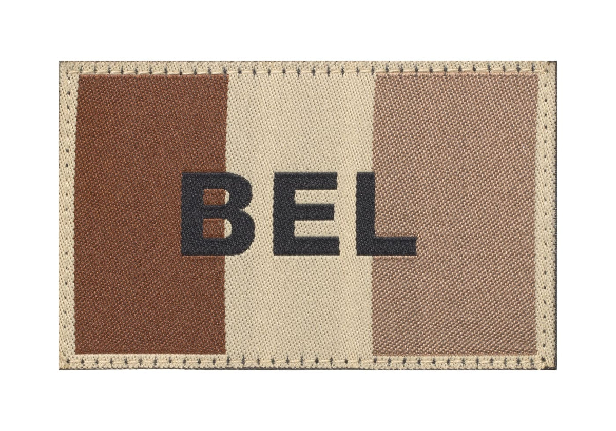 Clawgear Belgium Flag Patch – Desert
