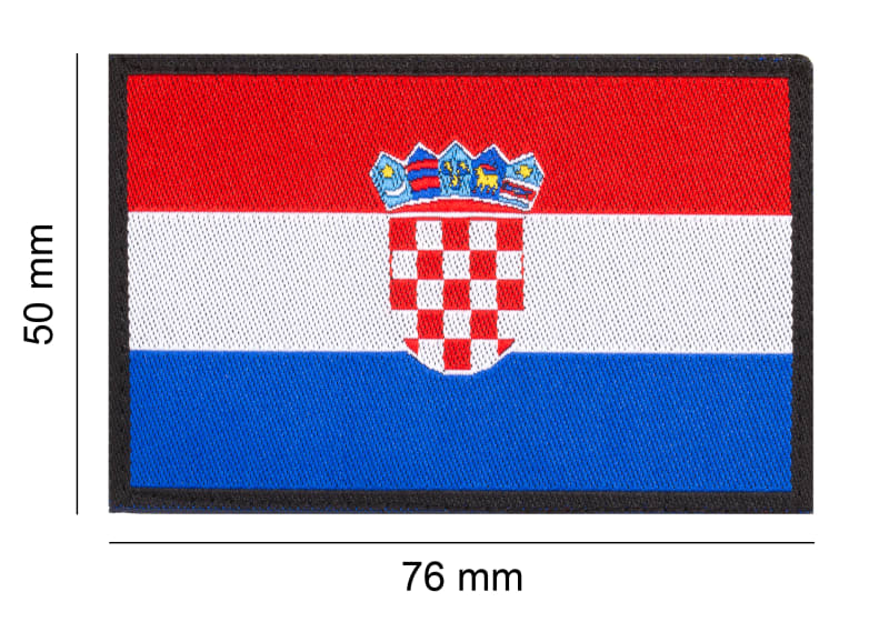 Clawgear Croatia Flag Patch – Produktansicht 2