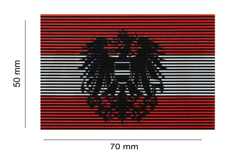 Clawgear Dual IR Patch Austria – Produktansicht 2