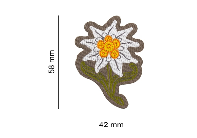 Clawgear Edelweiss Patch – Produktansicht 2