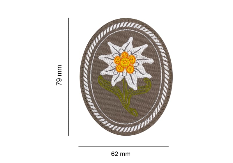 Clawgear Edelweiss Patch Oval – Produktansicht 2