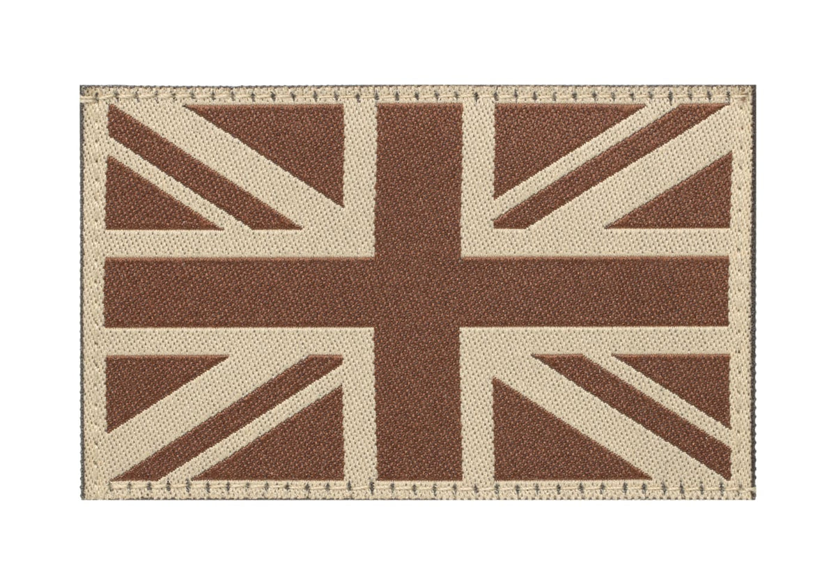 Clawgear Great Britain Flag Patch – Desert