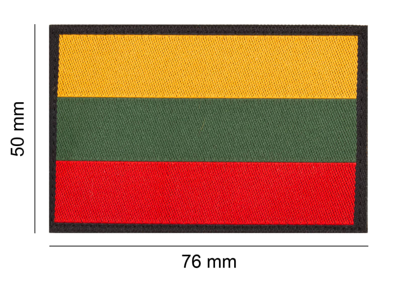 Clawgear Lithuania Flag Patch – Produktansicht 2