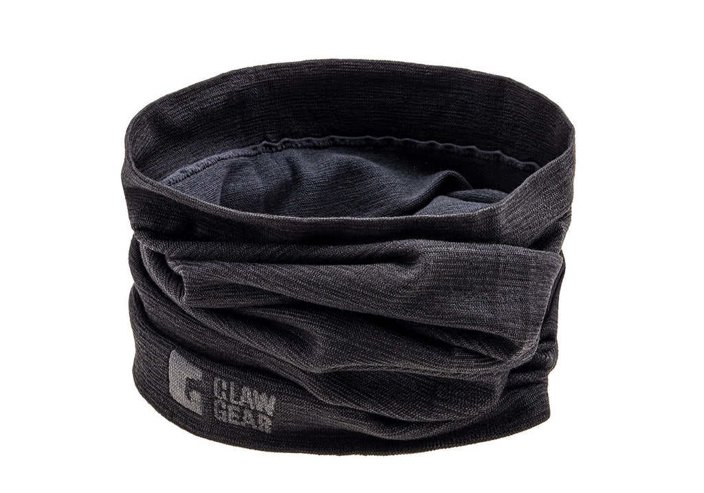 Clawgear Merino Seamless Neck Gaiter Long – Black