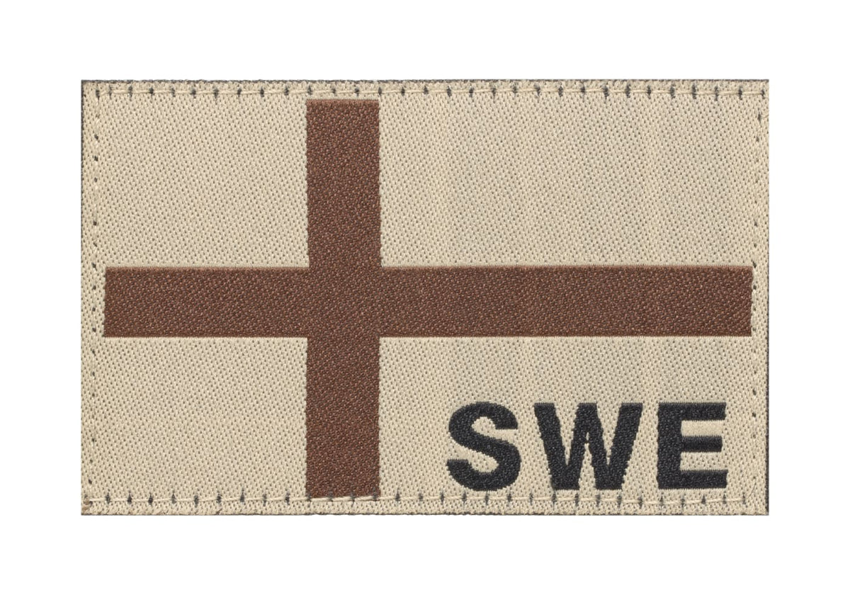 Clawgear Sweden Flag Patch – Desert