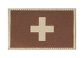 Clawgear Switzerland Flag Patch – Desert