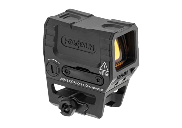 Holosun AEMS Core X2 GD Goldpunktvisier – Schwarz