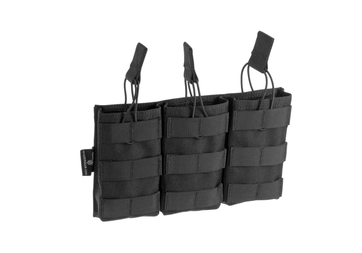Invader Gear 5.56 Triple Direct Action Mag Pouch – Black