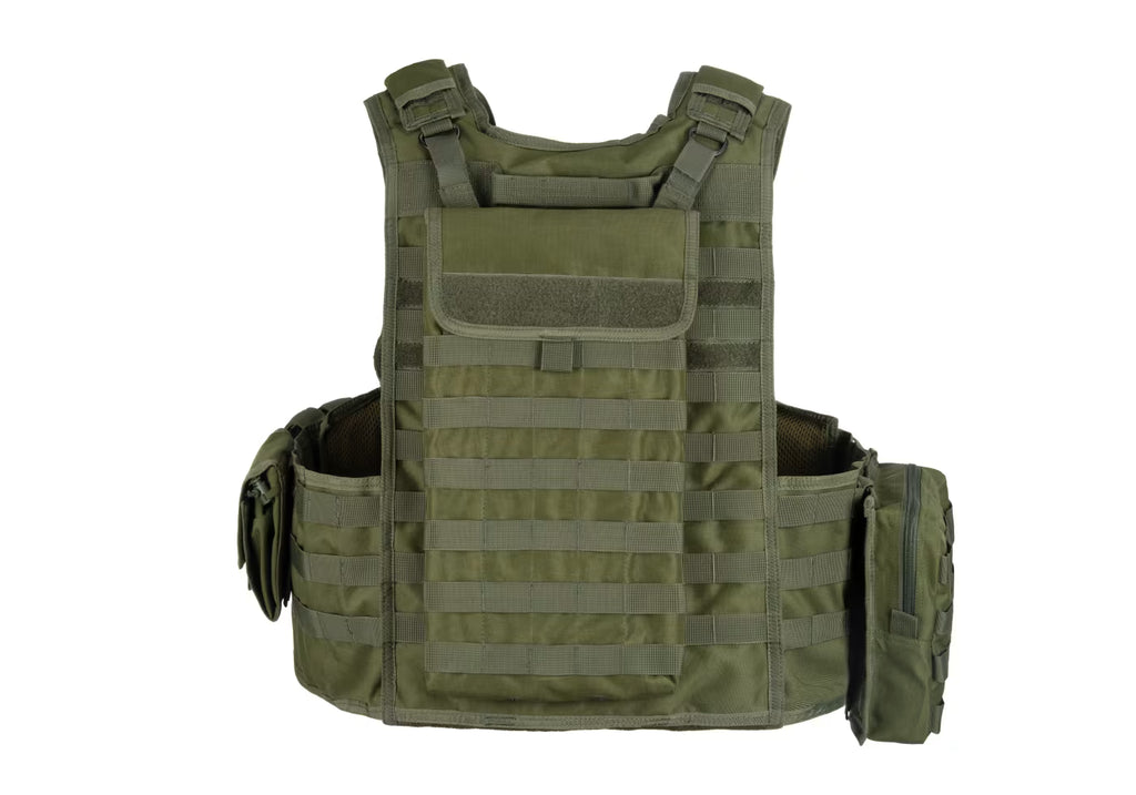 Invader Gear Mod Carrier Combo – Komplettes MOLLE Plate Carrier Set mit 9 Taschen