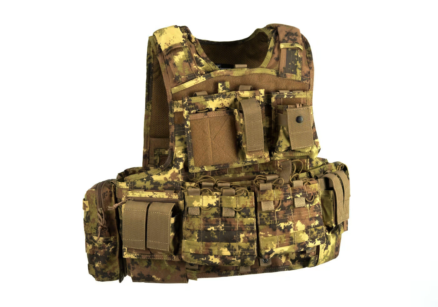 Invader Gear Mod Carrier Combo – Komplettes MOLLE Plate Carrier Set mit 9 Taschen