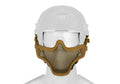 Invader Gear Steel Half Face Mask FAST Version – Tan