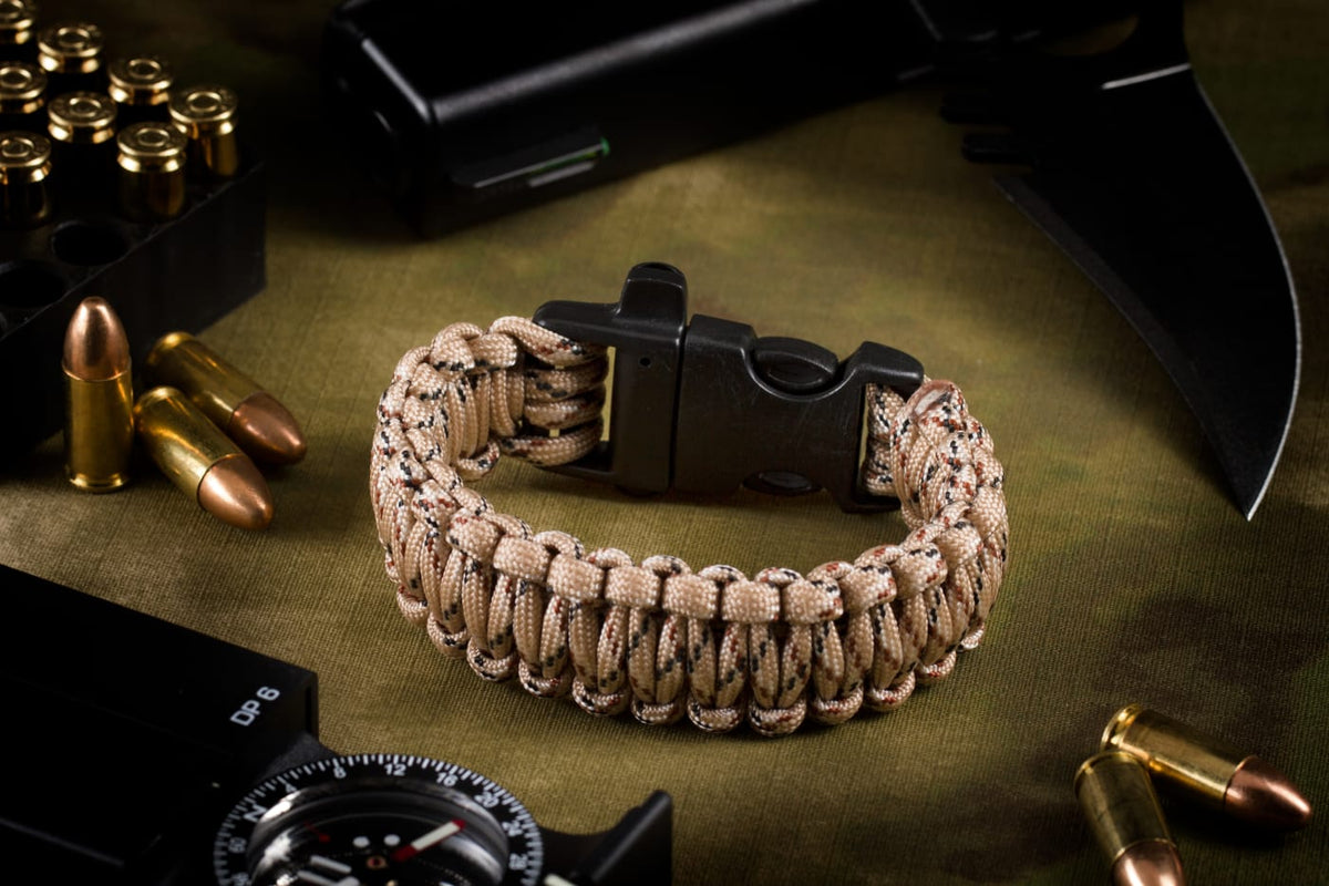 Invader Gear Survival Bracelet – Desert Camo