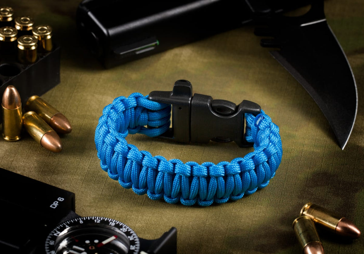 Invader Gear Survival Bracelet – UN Blue