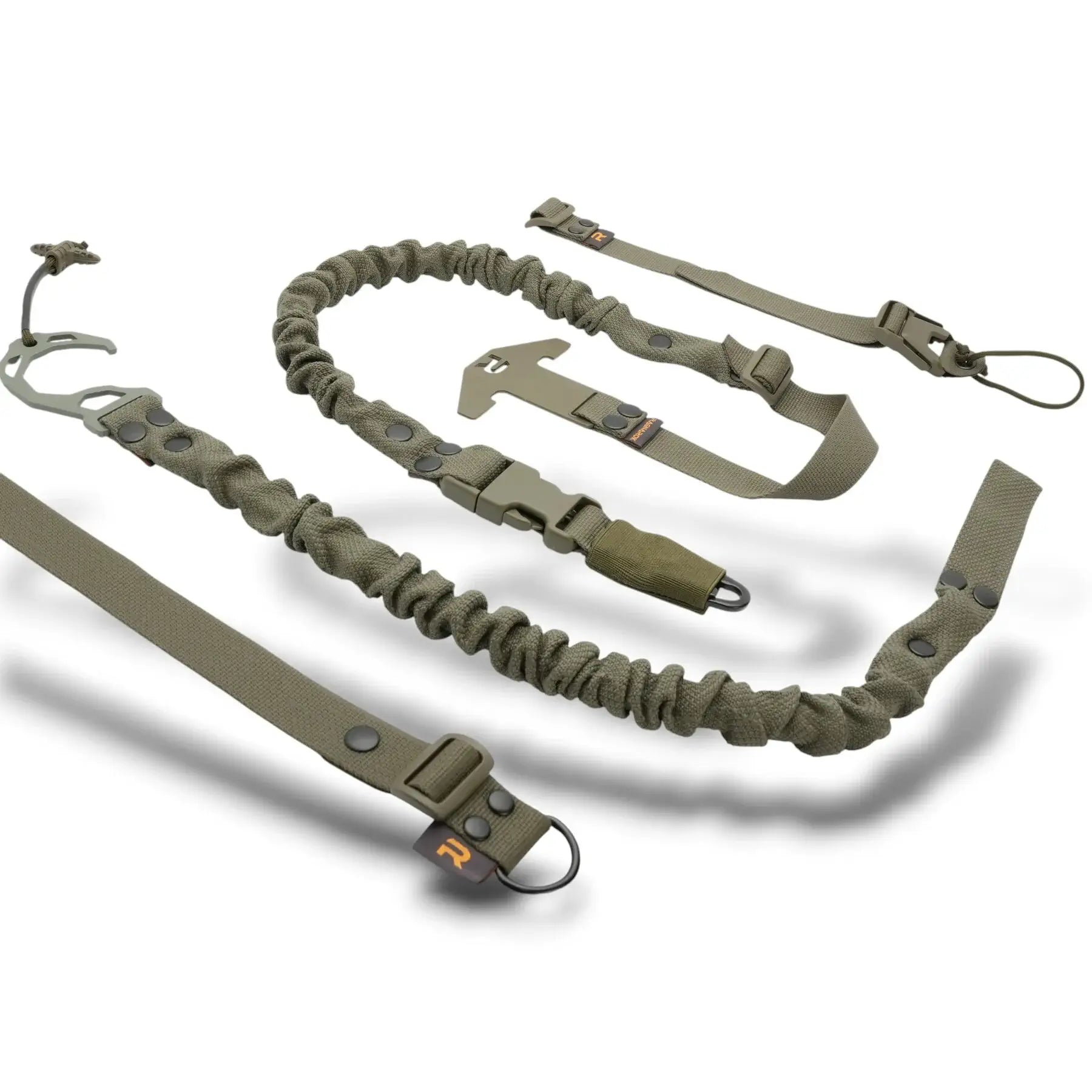 RAGNAROK THOR Single-Point Sling – Schnellwechsel-Waffengurt inkl. Plate Carrier Mounts mit Haken