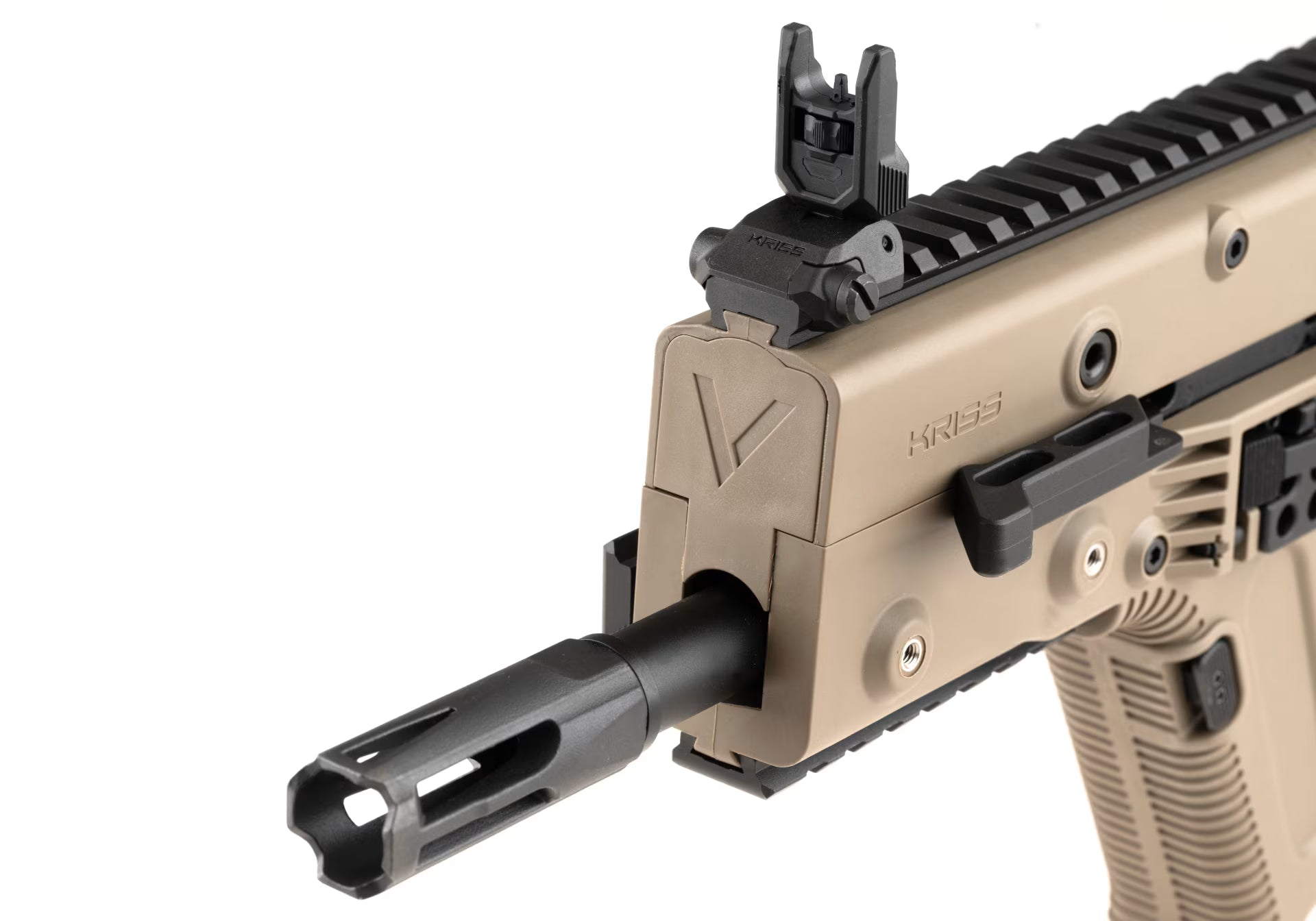 KRYTAC Kriss Vector V2 Folding Stock 0.5J S-AEG – Kompakte Premium CQB Airsoft mit Klappschaft Dark Earth