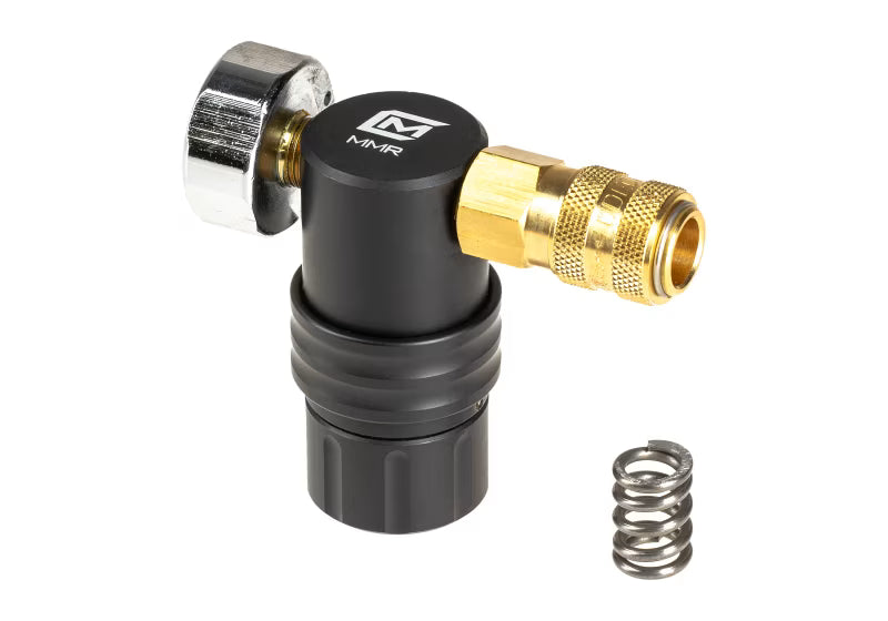 PolarStar MMR Regulator mit EU QD Anschluss, Side Fitting & Side Manometer – HPA-Regulator für Airsoft