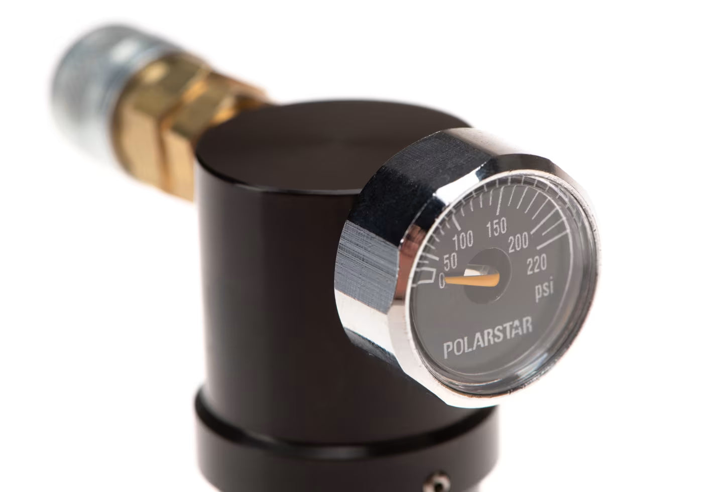 PolarStar Micro Reg Gen 2 mit 42" Stahlflex-Airline – Kompakter HPA-Regulator für Airsoft