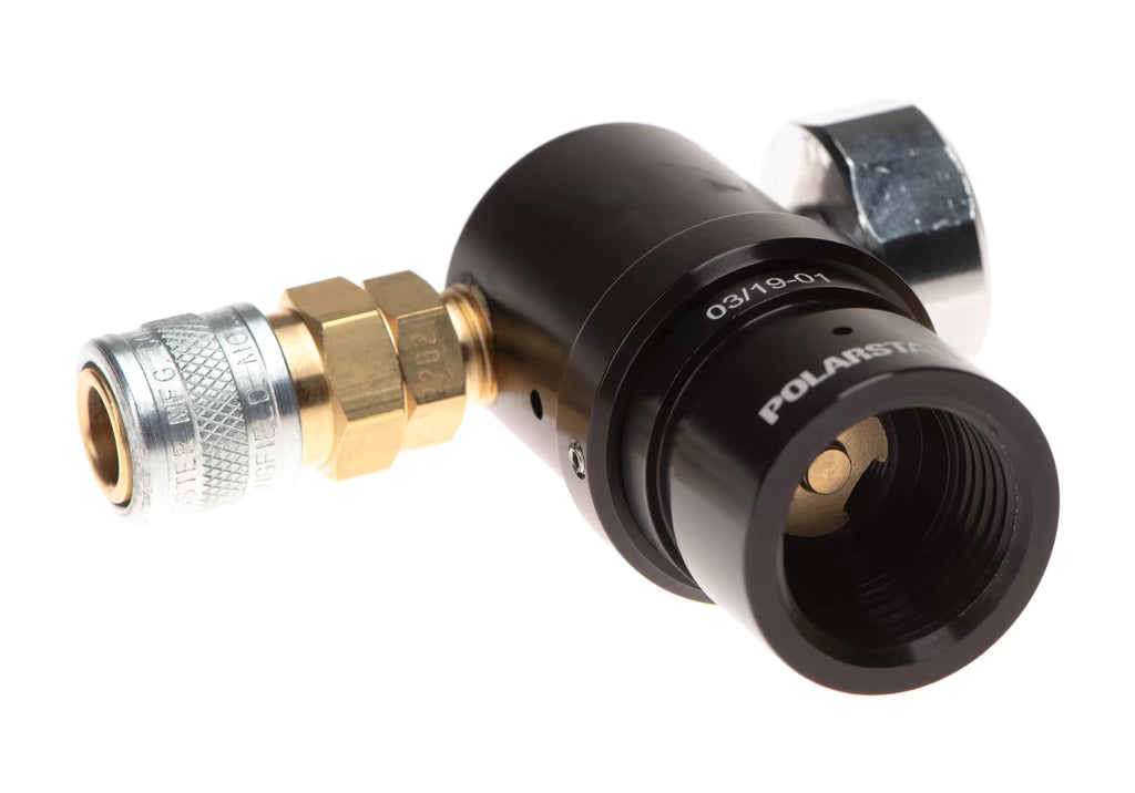 PolarStar Micro Reg Gen 2 mit 42" Stahlflex-Airline – Kompakter HPA-Regulator für Airsoft