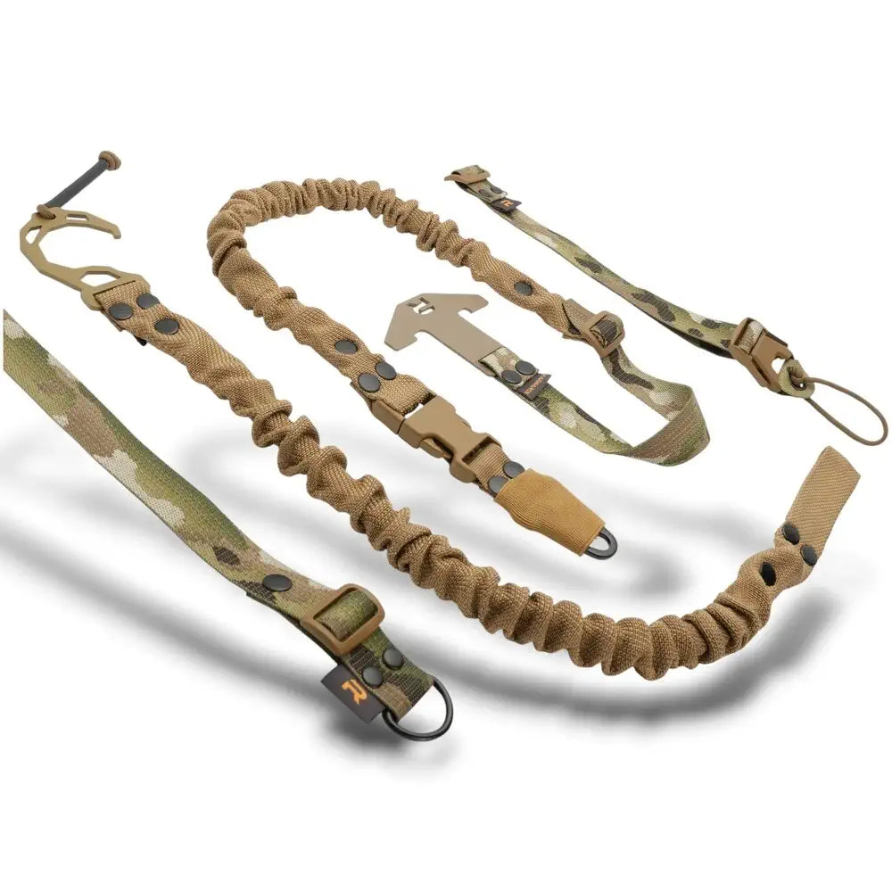 RAGNAROK THOR Single-Point Sling – Schnellwechsel-Waffengurt inkl. Plate Carrier Mounts mit Haken