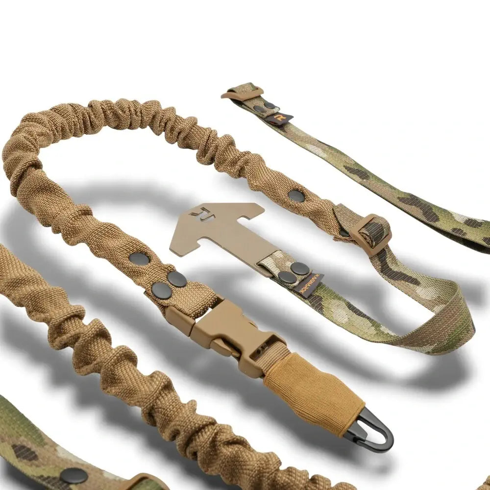 RAGNAROK THOR Single-Point Sling – Schnellwechsel-Waffengurt inkl. Plate Carrier Mounts mit Haken