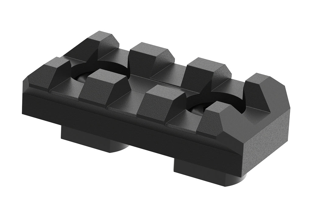 Clawgear M-LOK Picatinny-Schiene – 3 Slot, Schwarz